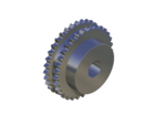 Sprockets with double-sided hubs